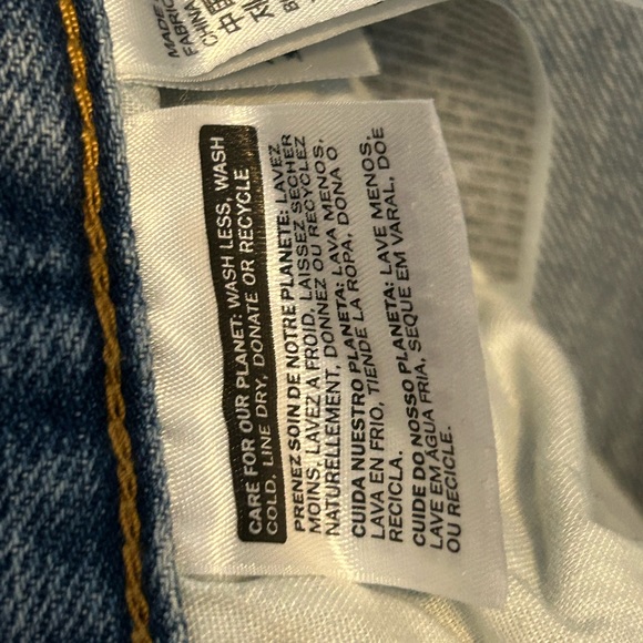 Levis 501 XX Mens Jeans Straight Leg Denim Button Fly Red Tab Fits 34x29 NH - Picture 5 of 11